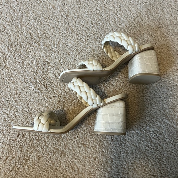 Dolce Vita Cream Braided Natie Heel 8 NEW - Picture 3 of 6